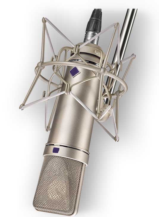 a studio microphone